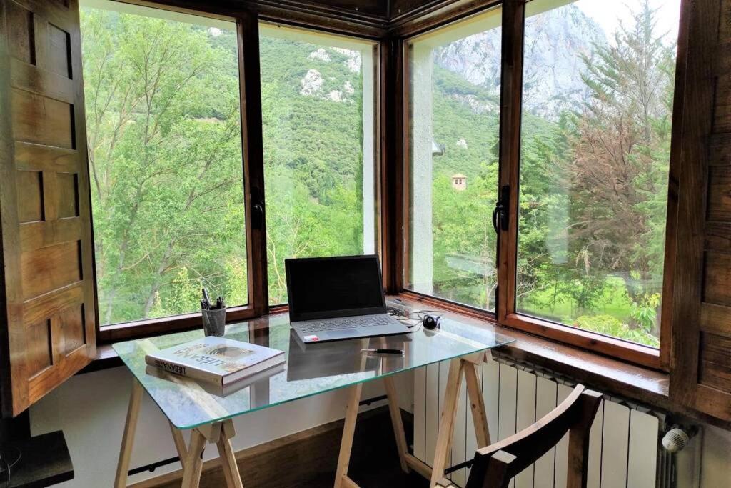 El Chalet de la Poza - Río, barbacoa, Wifi, zona de trabajo, vistas. Lebena Exterior foto
